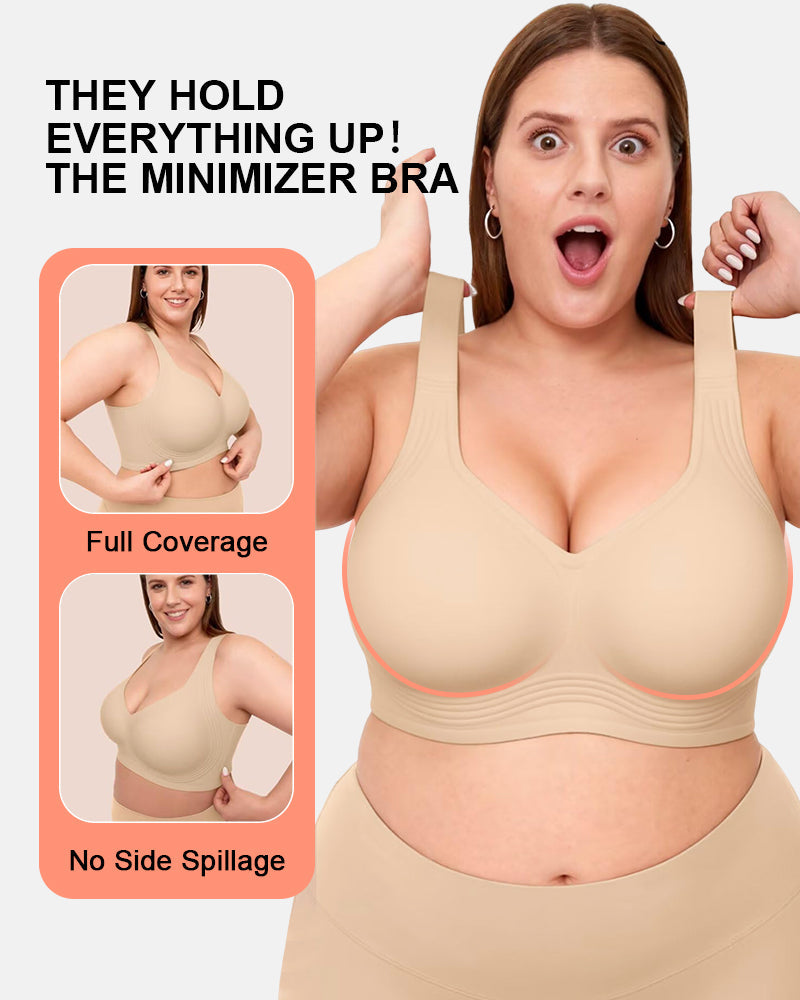 Jelly Bra Plus Size Supportive Seamless Bras