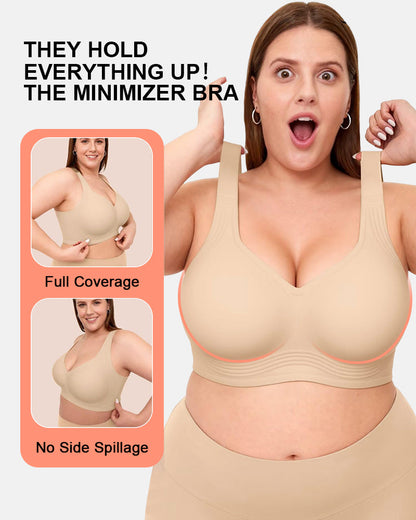 Jelly Bra Plus Size Supportive Seamless Bras