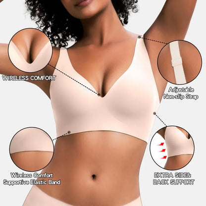 Cloud Jelly V-Neck Wireless Bra