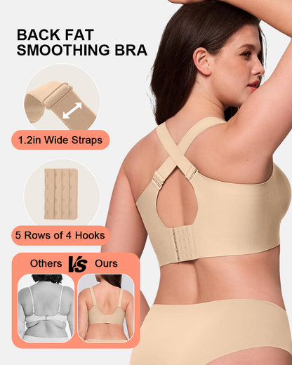 Jelly Bra Plus Size Supportive Seamless Bras