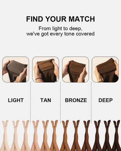 Warm Fleece Tights Slim Fit Tummy Control For Every Skin Tone