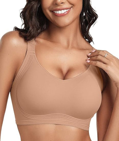 Flawless Full-Coverage Push Up No Underwire Bra