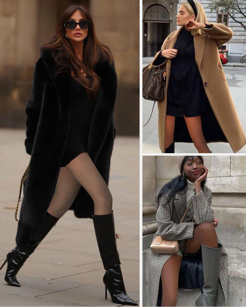 Warm Fleece Tights Slim Fit Tummy Control For Every Skin Tone