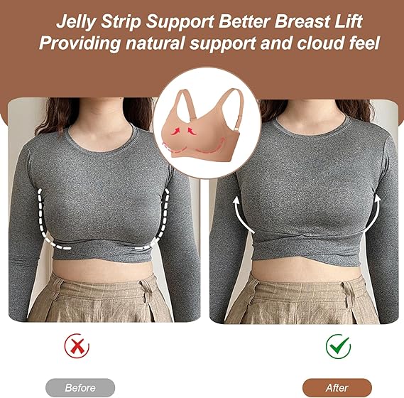 Flawless Full-Coverage Push Up No Underwire Bra