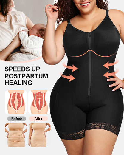 Colombian Tummy Control Postpartum Full Body Faja – Medical-Grade