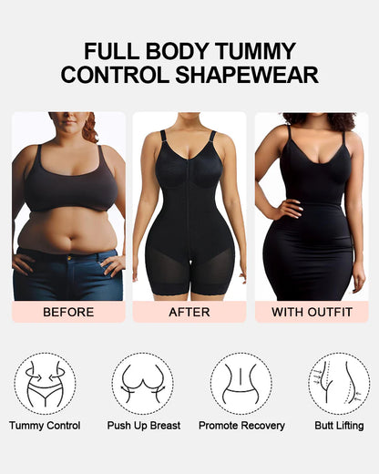Colombian Tummy Control Postpartum Full Body Faja – Medical-Grade