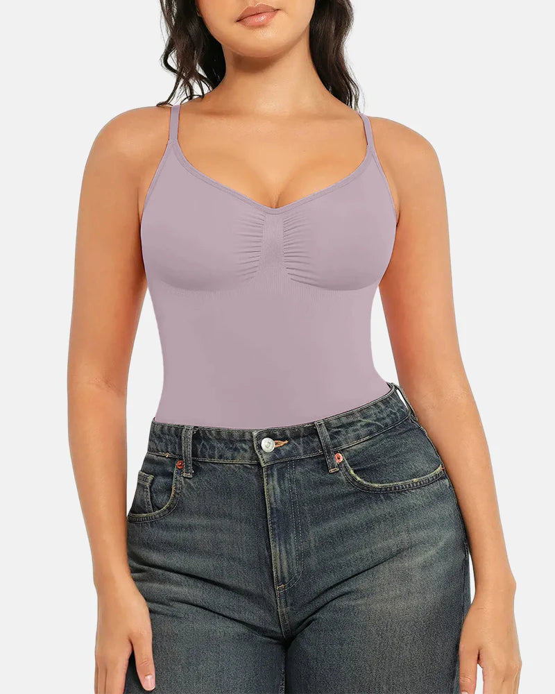 Tummy Control Seamless Thong Bodysuit