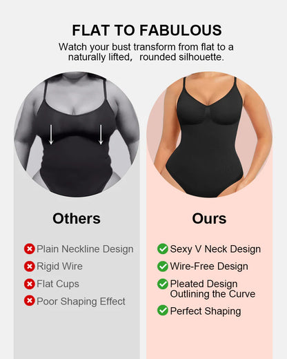 Tummy Control Seamless Thong Bodysuit