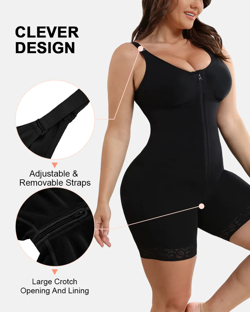 Colombian Tummy Control Postpartum Full Body Faja – Medical-Grade