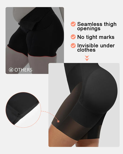 Tummy Control Postpartum Faja Body Shaper with Zipper Crotch