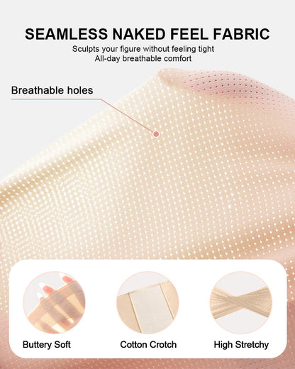 Breathable High Waisted Tummy Control Shapewear Butt Lifting Seamless Shorts